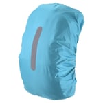 75-85L Waterproof Backpack Rain Cover with Vertical Strap XXL Light Blue