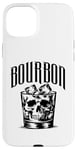 Coque pour iPhone 15 Plus Crâne de whisky bourbon - squelette vintage amateur de whisky