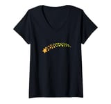 Womens Night Sky with many Stars V-Neck T-Shirt