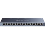 TP-Link - 16 Ports Netværks IGMP Switch - 10/100/1000 Mbps.