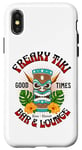 iPhone X/XS Tiki Bar and Lounge Retro Vintage Hawaiian Tiki Torch Hawaii Case