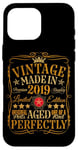 Coque pour iPhone 16 Pro Max Décorations vintage pour 6ème anniversaire 2019 6 ans