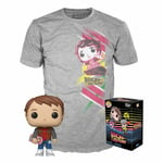 COFFRET FUNKO RETOUR VERS LE FUTUR POP & TEE MARTY MCFLY EXCLUSIVE - NEUF