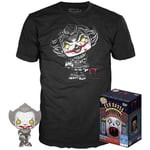 Set Figura Pop & Tee It 2 Pennywise Taglia M Esclusiva Funko