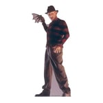 Star Cutouts- Official Freddy Krueger Life Size Cardboard Cut Out 174cm Tall SC887 Découpe en Carton – Nightmare on Elm Street – Parfait pour Halloween, collectionneurs et Fans d'horreur, Uni, STSC887