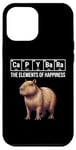 iPhone 12 Pro Max Capybara The Elements Of Happiness Periodic Table Chemistry Case