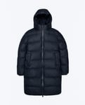 RAINS ALTA LONG PUFFER JACKET NAVY Unisex NAVY