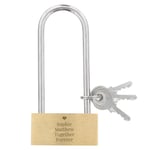 Personalised Engraved Heart Any Message Padlock Valentines Anniversary Wedding