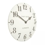 Thomas Kent Arabic Grand Wall Clock Limestone - 50cm/20 inch