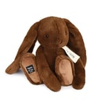 HISTOIRE D'OURS - Peluche Lapin - Collection LE LAPIN - Couleur Café - Compagnon Douceur et Câlins Infinis - 32 cm - Idée Cadeau Inoubliable Pour Petits et Grands Enfants - HO3250