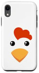 iPhone XR Cute Yellow Chicken Face Costume For Kids and Toddlers Case