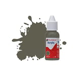 Humbrol Peinture Acrylique NO241 Rlm 70 Schwartzgrun Flacon Compte-Gouttes Mat, Noir Vert (de), 14 ml