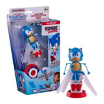 Character Options Flying Heroes Hover and Spin Sonic the Hedgehog action toy | Electronic real flying action! Hand-controlled hover action, Boys aged 6+, Blue