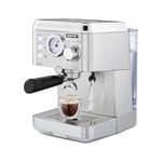 GEEPAS 15 Bar Espresso & Cappuccino Coffee Machine with Milk Frother 1.8L Tank