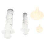 Pet Feeding Nipple Syringe Slip Proof Boilable Pet Milk Medicine Feeder For