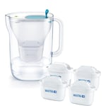 BRITA Style MAXTRA Water Filter Jug+ Cartridge 2.4L Plus Extra x 3 Cartridges