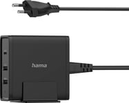 HAMA 65W PD 3 Port USB-C + USB-A Ladestation