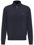 Zip-tröja | Fynch-Hatton | Navy - L