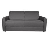 Canapé convertible express 3 places SIENNA tissu gris