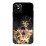 Coque pour Iphone 12/12 Pro Manga One Piece Ace Noir