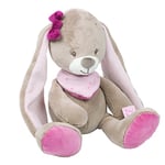 NATTOU Jade/et Lili Collection (Peluche Nina le lapin), 987004, Beige/Rose, Normal