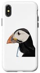 iPhone X/XS Puffin Auks Seabird Lunde alken Wildlife Animal Illustration Case