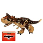 1 st Jurassic Big Size Dinosaur Building Blocks T-rex Quetzalcoatlus Baryonyx Actionfigurer Barnleksaker Gåvor-WELLNGS Carnotaurus brown