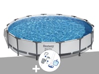 Kit piscine tubulaire Bestway Steel Pro Max ronde 4,27 x 0,84 m + Kit d'entretien