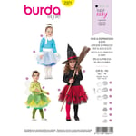 Burda 2371 - Heks, Isprinsesse og Fe EUR: 98-140, US: 3-10