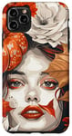 Coque pour iPhone 11 Pro Max Blanc Pop Art Floral Vintage Automne Fleur Design