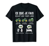 Humour Tracteur Cadeau homme femme enfant Agriculteur Tee T-Shirt