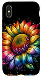 Coque pour iPhone X/XS Tournesol Love Is Love Lesbian Gay Pride Month LGBTQ Ally