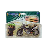 Pinypon Action Moto Ninja Jouet, PNC25000, Multicolore, Taille Unique