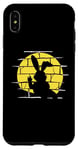 Coque pour iPhone XS Max Lapin de Pâques projecteur ombre silhouette lapin dessin animé