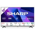 SHARP 4K Smart TV 50 Inch Ultra HD LED Framless Android Smart Television 50FN2KA