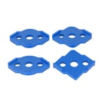 (Blue)Corner Radius Jig Durable Even Radius Jig Router Template 4 Pcs 8