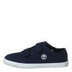 Timberland Newport Bay 2 Strap Ox (Youth) Sneaker Low Top, Navy Canvas, 31 EU