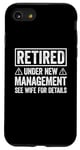 Coque pour iPhone SE (2020) / 7 / 8 Retired Under New Management See Wife For Details