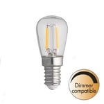 Unison dimbar LED päronlampa 2200K 60lm E14 0,8W 