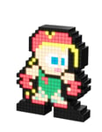 PDP Cammy Pixel Pals Street Fighter, Green/Red, 8.8 x 11.2 x 15.9 cm