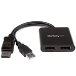 Startech MST-hubb - DisplayPort till 2x