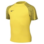 Nike Soccer Jersey Y NK DF Academy JSY SS, Tour Yellow/Black/Black, DH8369-719, M