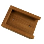 Iphone holder i teak,  7.8x2.5x10.7 cm