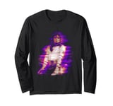 Michael Jackson Bad World Tour 1988 Purple Flare Long Sleeve T-Shirt