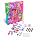 Barbie Hair Accessory Girls Create Set Glitter, Gems, Hair Bows, Slides & Clips