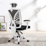 FTFTO Home Accessories - home office esports ergonomic reclining swivel chair 2 colors and styles Optional 360 degree rotating chair (Color : Black Size : A) White