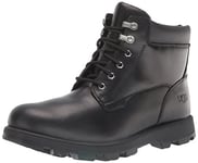 UGG Men's Stenton Boot, Black Leather, 12 UK