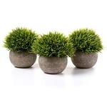 T4U Plantes Artificielles en Plastique Larmes de Bébé Fausse Fleur en Pot Décoration pour Maison Bureau Jardin Chambre Vert, Cadeau pour Amis Familles (Vert)