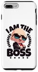 Coque pour iPhone 7 Plus/8 Plus Baby Boss « I Am The Boss » Like A Boss Kids