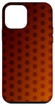 Coque pour iPhone 12 mini Marron/jaune à pois dégradés